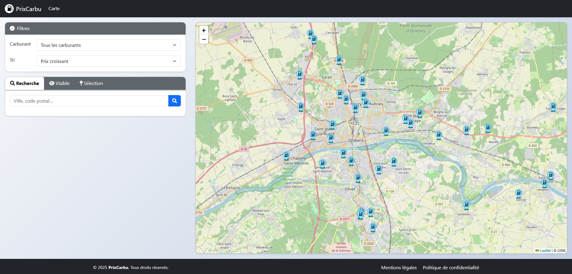 Aperçu du projet PrixCarbu